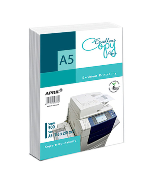  Hârtie pentru tehnica de birou Excellent Copy A5, (80 g/m2 500 foi) clasa C